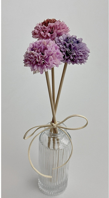 캔디프 단델리온플라워 디퓨저스틱_3송이, 3개입, 1개, 퍼플믹스