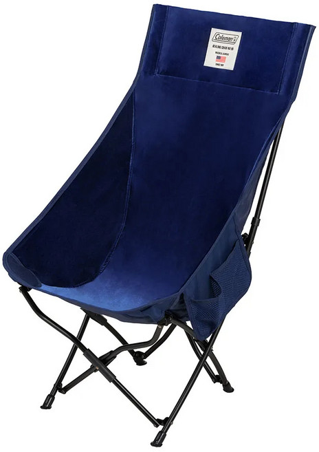 콜맨 접이식 하이백 릴렉스 체어 NX HB 블루 2213458, 1개