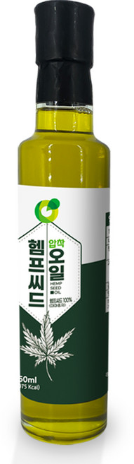 맛뜨락 저온압착 햄프씨드오일 100% 캐나다산 대마종자유 250ml, 1개