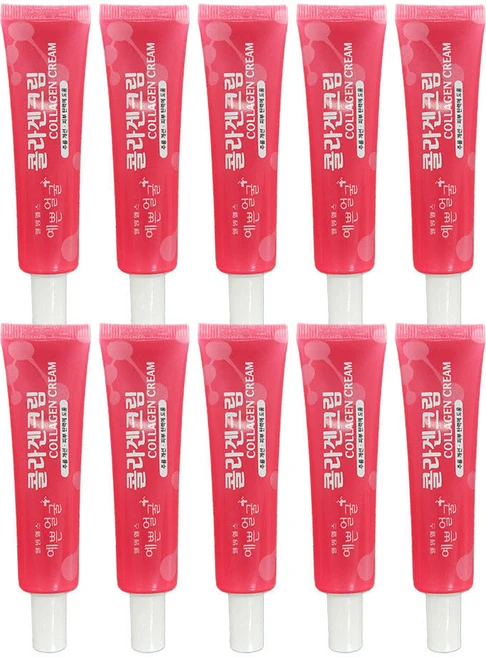 예쁜얼굴 콜라겐 크림, 10개, 25ml - 쿠팡