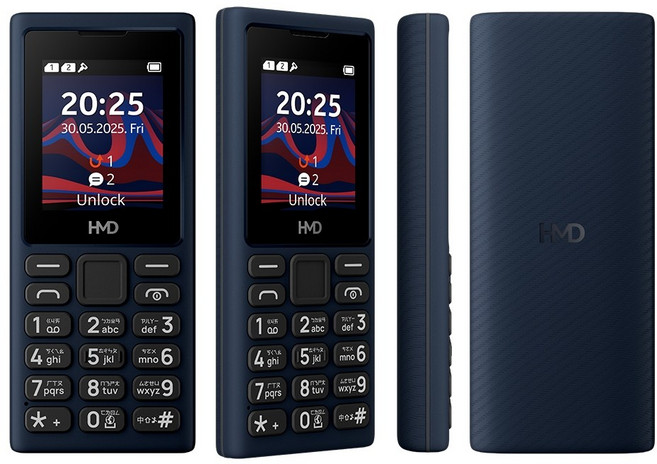 HMD 101 4G VoLTE 雙卡 直立機 注音按鍵/支援藍牙5.0/大螢幕/大按鍵/高清通話, 深藍色, 1個