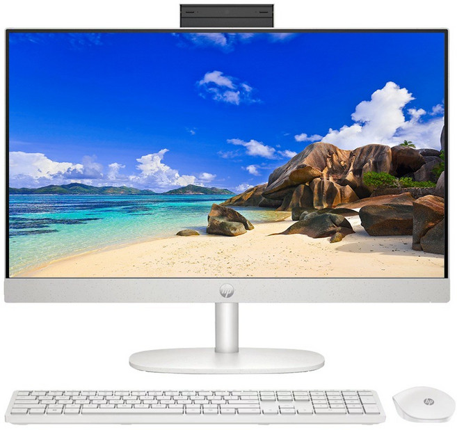 HP 2025 올인원 24 라이젠7 라이젠 7000 시리즈, 화이트, 16GB, 512GB, WIN11 Home, 24-cr0019KL Max