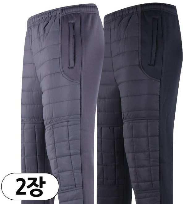2장 [더빅보스] 겨울용 남성 BB-WD 베스트 멀티 하프패딩 바지 _ 남자 작업복 바지 빅사이즈 퀵 배달 일상복 외출복 등산복 팬츠 B1556