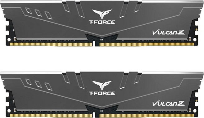 TEAMGROUP T-Force 벌칸 Z DDR4 32GB 키트 2x16GB 3200MHz PC4-25600 CL16 데스크톱 메모리 모듈 램 그레이 -