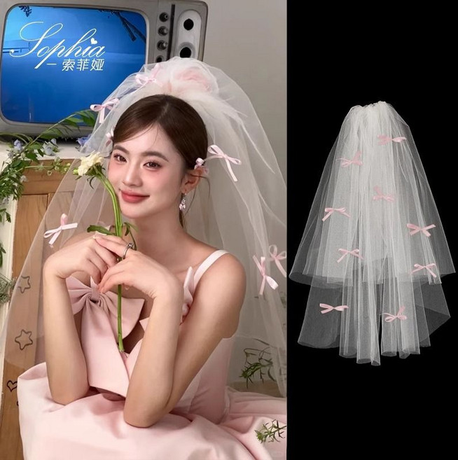 셀프웨딩 베일 면사포 브라이덜 웨딩촬영 야외웨딩