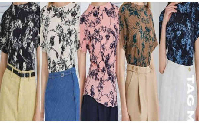 25SS 태그미 플리츠 블라우스 5종