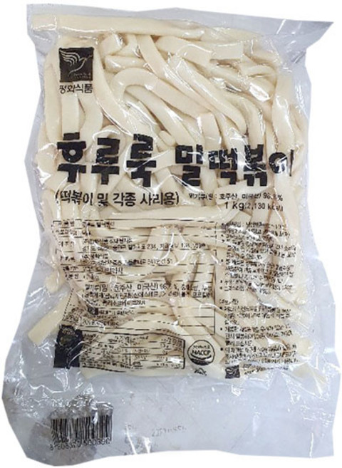 (무)평화 후루룩밀떡볶이(사각면볶이)1kg, 1kg, 1개