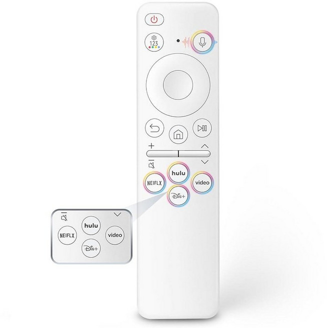 구글 크롬캐스트 리모컨용 음성 교체 TV 리모컨이 있는 크롬캐스트용 G9N9N 스트리머용(스노우 .) 272148, for Samsung TV Rechargeable Re