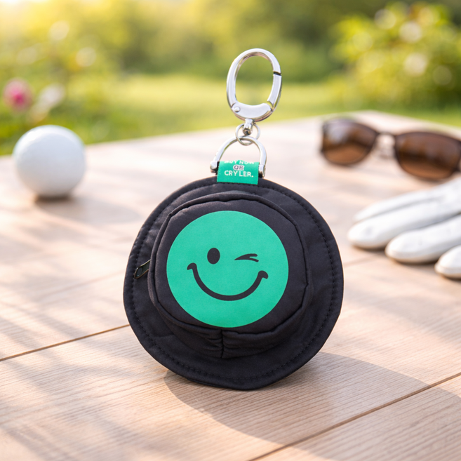 [골프면세점] 윙크 1구 볼주머니 볼파우치 월례회 골프선물, 1개, 블랙