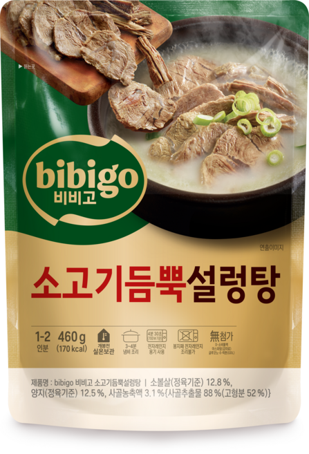 비비고 소고기듬뿍설렁탕, 460g, 1개