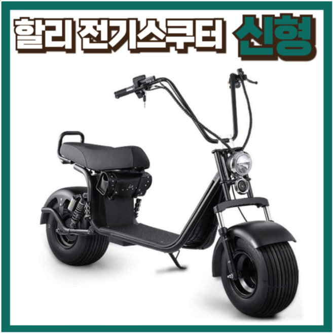 한울바람 할리 전기오토바이 스쿠터 바이크 취미 라이딩 충전 할리오토바이 고급 전동 간지, 12AH