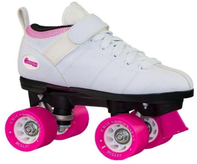 시카고스케이트 롤러스케이트 BULLET 100w, B100W화이트, 1개