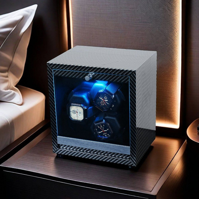 고급 자동 워치 와인더 시계 보관함