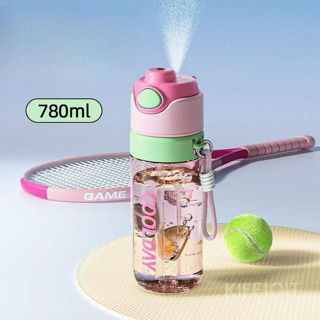 스프레이 분무기 물통 제니오숲, 아이스 핑크 780ml