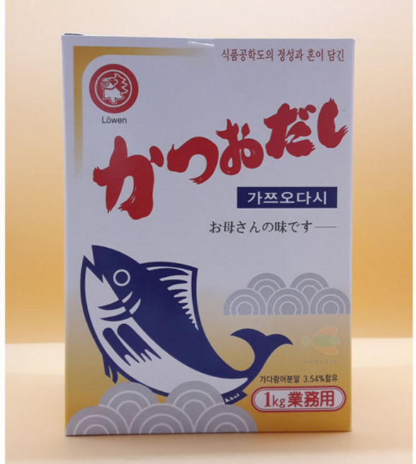 [박스] 코리아제니스 가쯔오다시 레벤 1kgX10개 간편한소스 가쓰오육수 간단요리, 10kg, 1박스