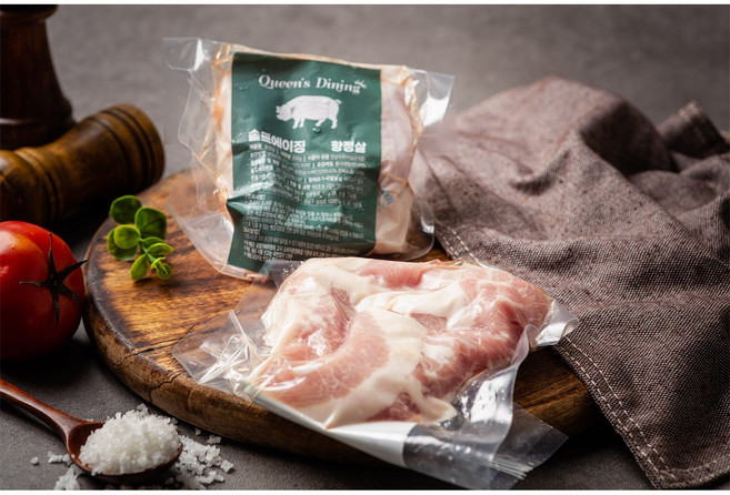 퀸스다이닝 솔트에이징 숙성 돼지고기 항정살200g, 1개