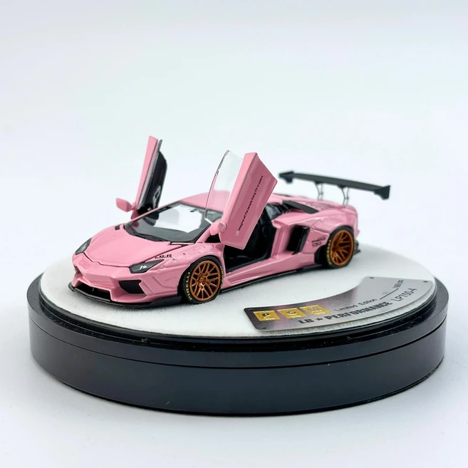 PGM 1:64 LBWK 2024 AIT 다이캐스트 모델 자동차 수집용 취미 장난감 선물, 01 a