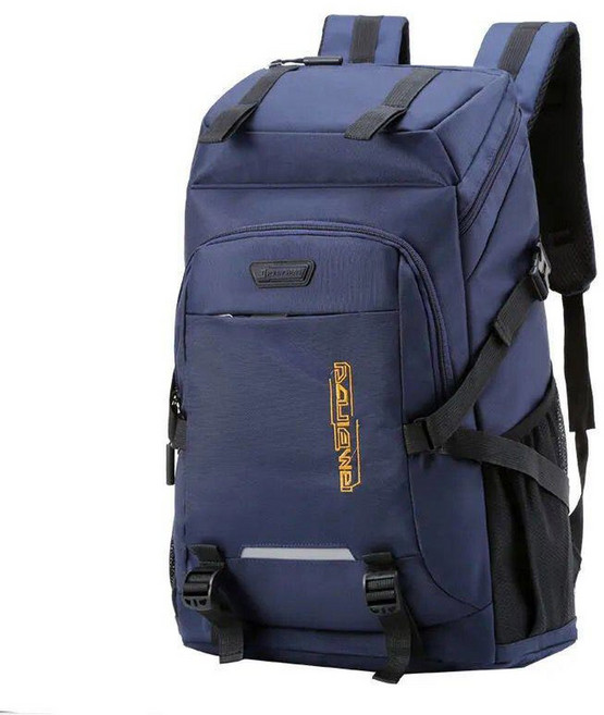 대용량 가방 대형 등산 배낭 80L 전술 산나물가방 여행용 하이킹 백팩 수하물, 네이비 미디움 사이즈 65리터