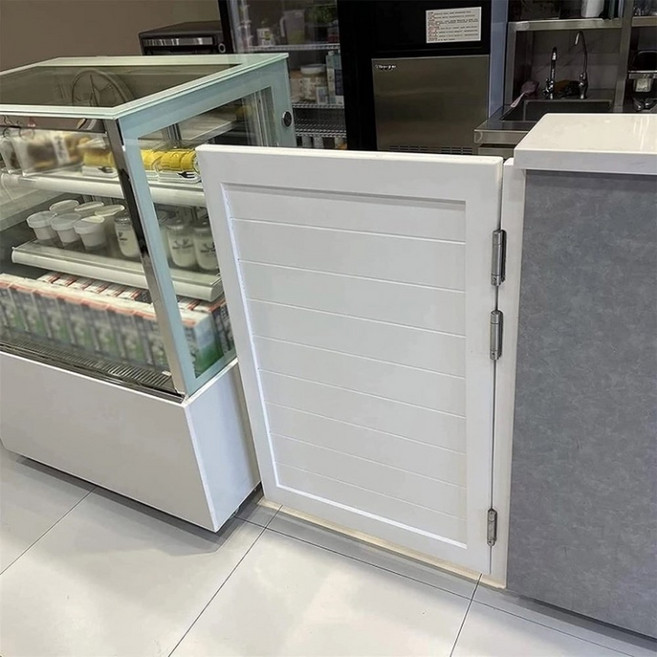 중문 단단한 화이트 셀프중문 중간문 아이보리 무타공 화장실 90 70 80, 쪽문40폭80높이, 1개