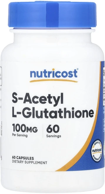새해 첫좋은선물 Nutricost S-아세틸 L-글루타치온 100mg 캡슐 60정 제대로 할인합니다, NutricostS아세틸L글루타치온100mg캡슐60정, 1 - 쿠팡