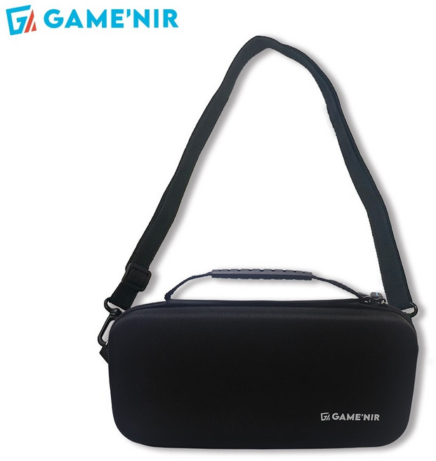 GAME'NIR Switch2 主機收納包 附背帶 抗暴硬殼包 防潑水便攜包, 1個, 加厚二代|酷炫黑