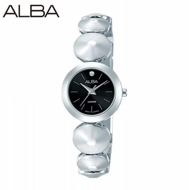 ALBA AH8367X1 女款腕錶 藍寶石水晶鏡面