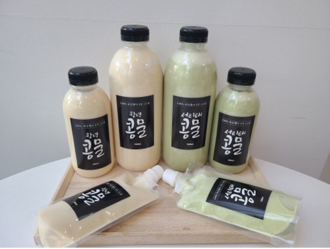 [창녕 콩물]국산콩 100% 수제콩물 콩국 다이어트 서리태콩물 검정콩물, 230ml, 1개