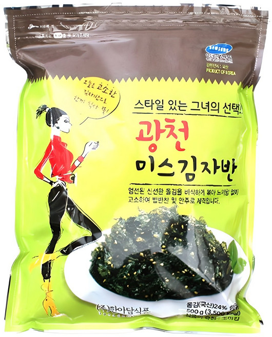 한아담식품 광천 미스 김자반, 500g, 1개