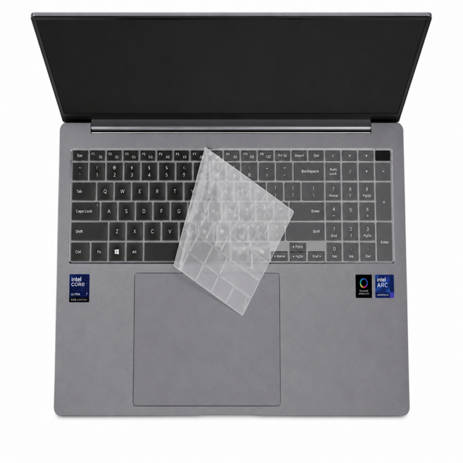 디지털케미 삼성 노트북 키스킨 갤럭시북5 갤럭시북4 갤럭시북3 NT960 NT550 NT750 NT940 프로360 NT345, SAMK1516D, 1개, 투명