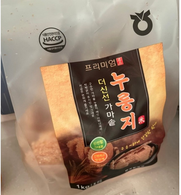 더신선 가마솥 누룽지, 1kg, 2개