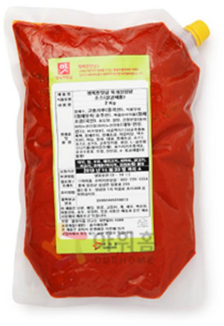 아워홈 아워홈 행복한맛남 육개장 양념장 2kg x 1봉, 1개