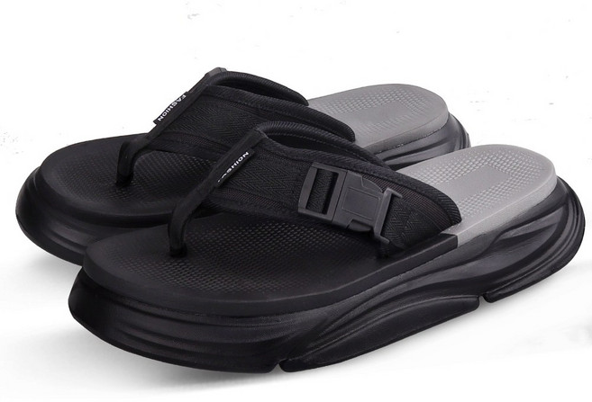 발캉스 남성용 리커버리 무중력 쿠션 플립플랍 쪼리