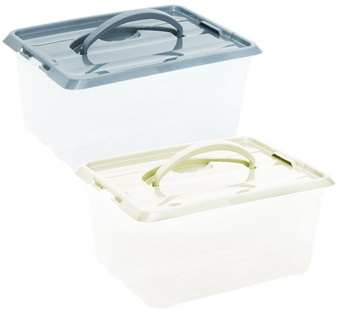 투명 뚜껑 리빙박스 작은 박스 소품 보관 소형, 1개