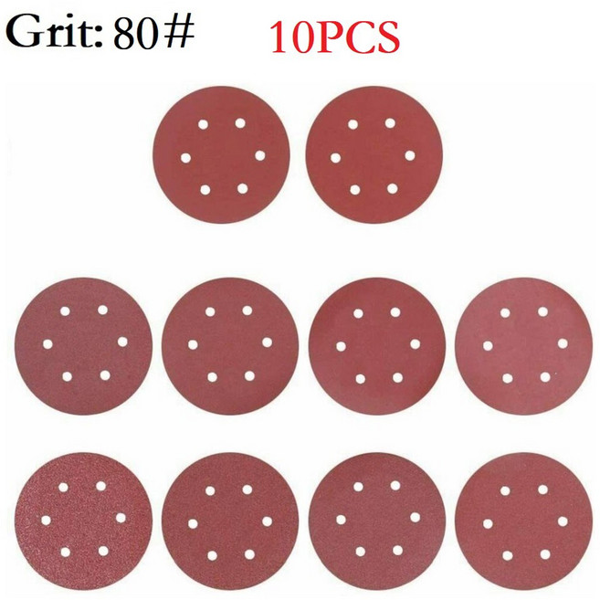 전기 광택기 가구 제품 그릿 인치 40 사포 2000 페이퍼 목재 금속 샌딩 225MM 연삭, [03] 80, 1개