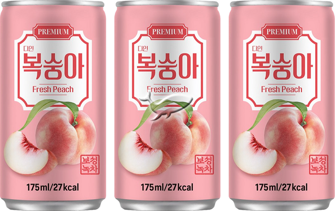 다인 복숭아, 90개, 175ml