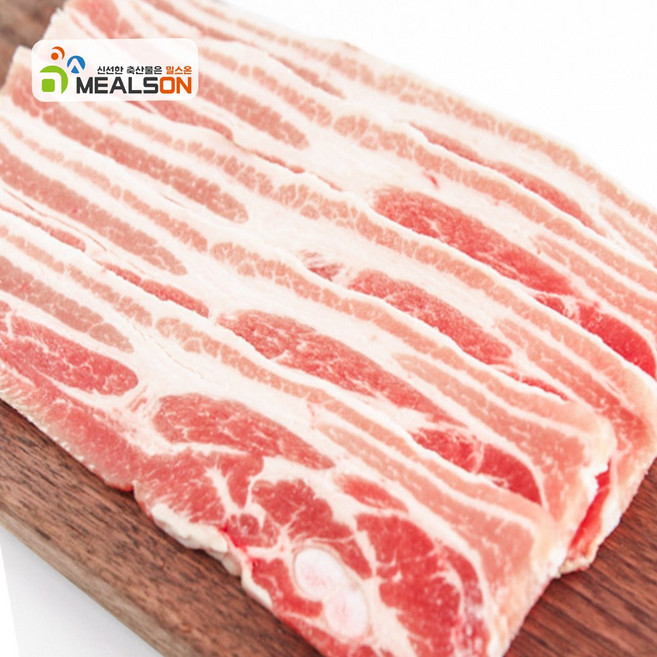 밀스온 캠핑고기 수입 냉동 돼지고기 삼겹살, 냉동 삼겹살(구이용 6~8mm), 1개