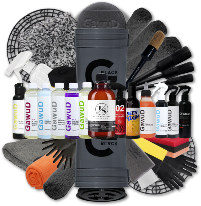 써리나인 자동차 셀프 세차용품 세트 39종, 1세트