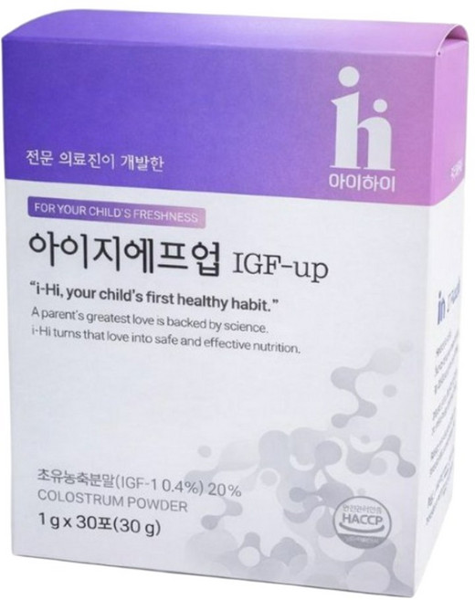 아이하이 아이지에프업 30포, 3박스, 30회분