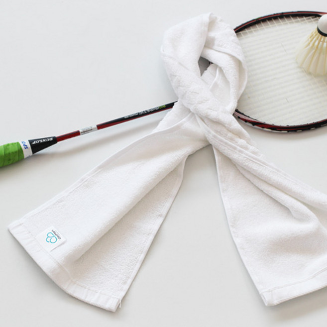 뱀부 스포츠 페이스 타올 100g 대나무타올 CPBAMB100, 스노우 화이트, 5장