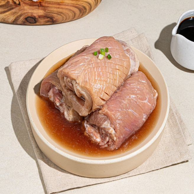 수제 양념돼지갈비 숯불 한돈 포갈비 캠핑고기 국내산 왕구이 1kg, [포갈비] 양념돼지갈비 1kg, 1개