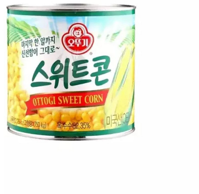오뚜기 스위트콘 2.12Kg 식당용 콘옥수수 샐러드용 토핑용 대용량 식자재 콘치즈 업소용