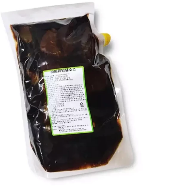 바베큐 소스 2kg 12봉 액 양념, 1개