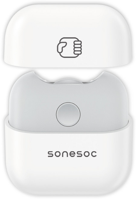 소네쏙 전동 손톱깎이 자동 충전식 손톱깍기 그라인더, 1개, 밀키화이트