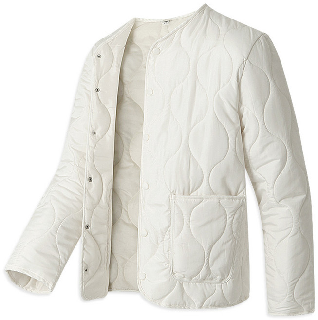 웨이브 퀄팅 오버핏 깔깔이 패딩 (RT881)