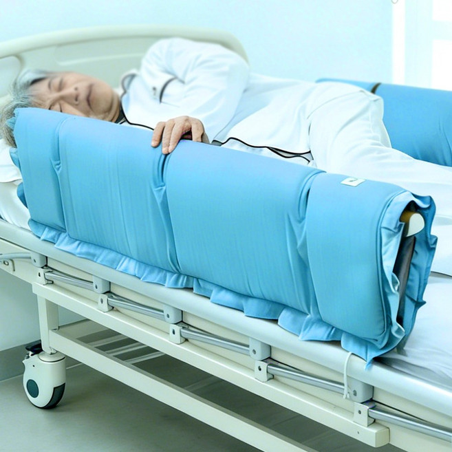 노인 환자 병원용 침대 안전 가드 충돌 방지 보호 쿠션 1개, 스카이 블루