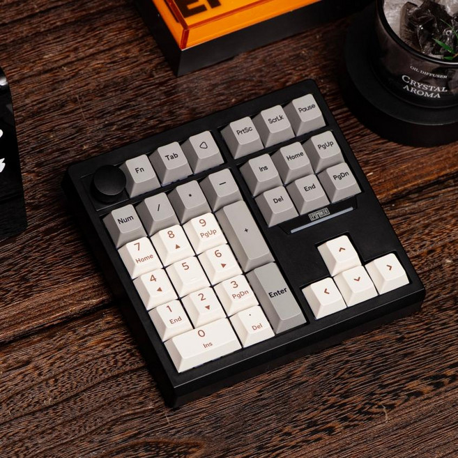 EPOMAKER TH33 33키 유선 및 블루투스 넘패드 및 계산기 2in1, 블랙, 위스테리아 리니어축 V2, 제조사축