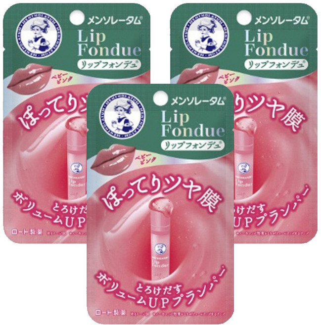 멘소래담 립 퐁듀, 핑크, 3.2g, 3개