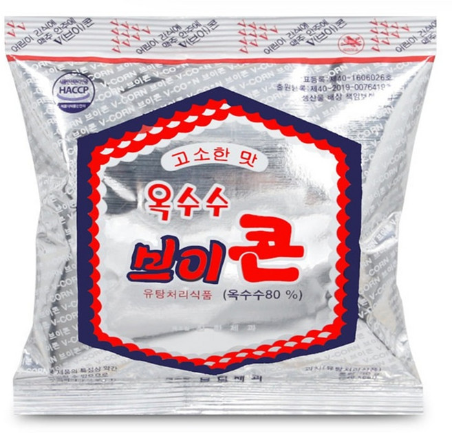 브이콘 옥수수, 50g, 30개