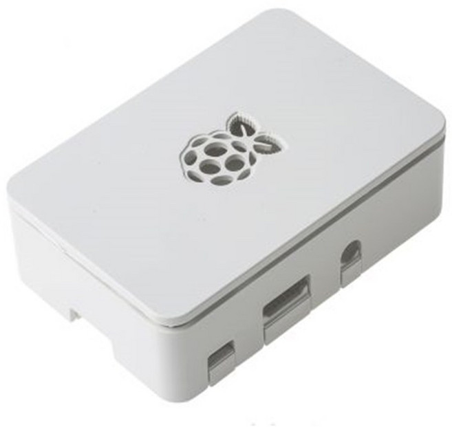 라즈베리파이 4B 3B+ ABS 케이스 화이트 - 냉각 팬 장착 가능 방열 보호 커버 - 미니 PC 하우징, 1개