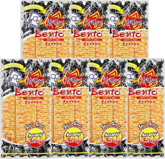 벤토 앵그리 앤 스파이시 어포, 12g, 7개